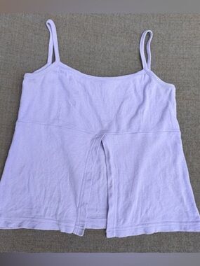 Lavender Y2K Tank Top with Flaps in Front, Women’s sz S/T1